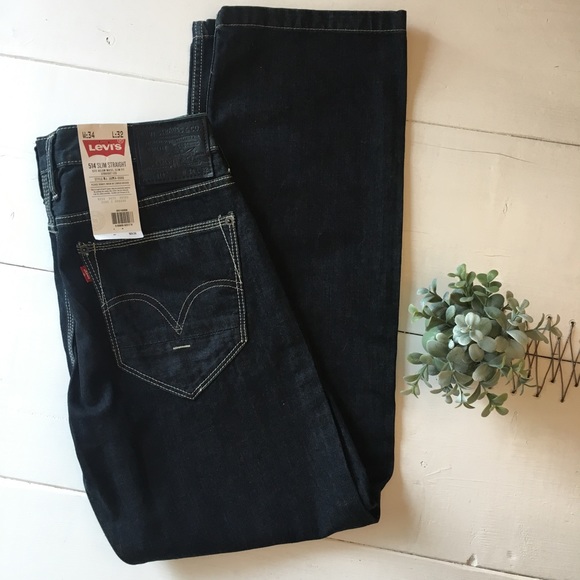 Levi's Other - NWT LEVI'S 514 Slim Straight jean 34 x 32
